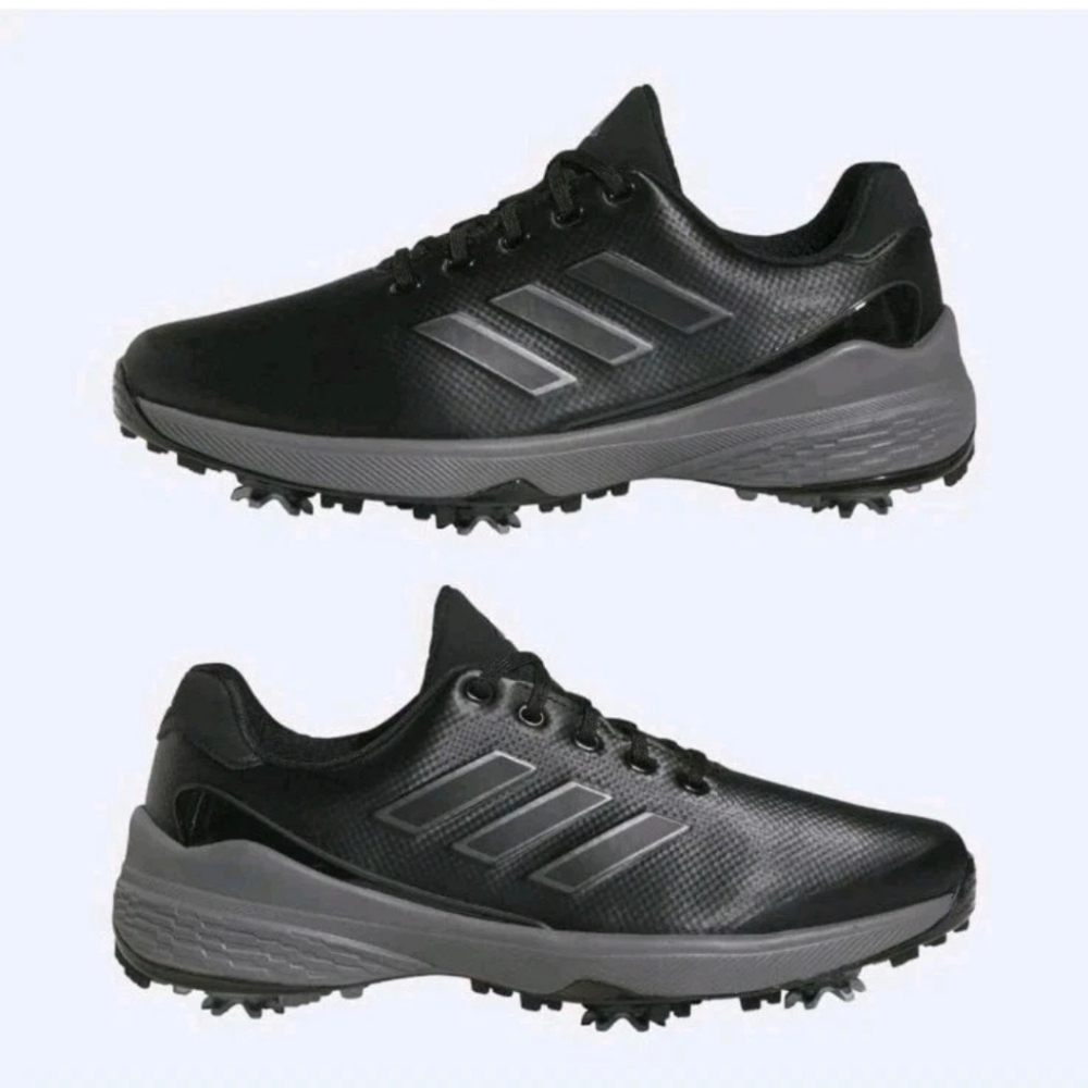 Adidas Men's Black and Gray Athletic Shoes